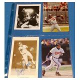 S: 4 SIGNED CARDS / PHOTOS FERNANDO VALENZUELA ++