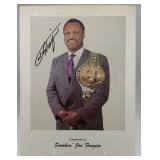 S: SIGNED JOE FRAZIER PHOTO