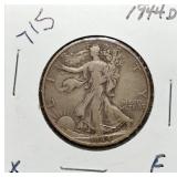 S: 1944-D F WALKING LIBERTY HALF