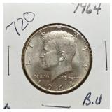 S: 1964 BU KENNEDY HALF