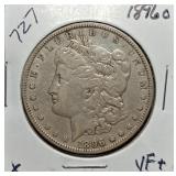 S: 1896-O VF+ MORGAN DOLLAR
