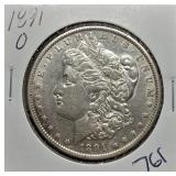 S: 1891-O AU50 MORGAN DOLLAR