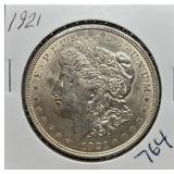 S: 1921 MS63 MORGAN DOLLAR