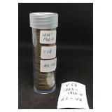 S: 1883-1912 ROLL OF AG-VG V NICKELS