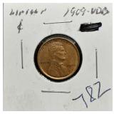 S: 1909 VDB HIGH GRADE LINCOLN CENT