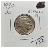 S: 1930 AU BUFFALO NICKEL