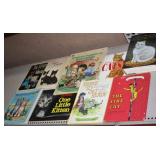 S: LOT OF 9 CAT THEMED BOOKS