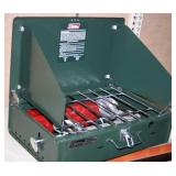 NS: COLEMAN CAMPING STOVE - APPEARS UNUSED!!!