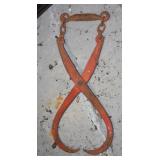 NS: VINTAGE 16.5" STEEL TONGS