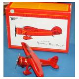 S: DIE-CAST SCALE REPLICA OF AMELIA EARHART PLANE