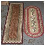 S: 2 RUGS OR COULD BE USED AS TABLE RUNNERS