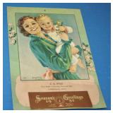 NS: 1952 HABERSHAM TN ADVERTISING CALENDAR