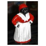 NS: APPROX 11" CAST IRON COIN BANK