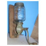 SEE DESC.- ANTIQUE ARCADE COFFEE GRINDER
