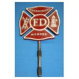 S: CAST ALUM. WAYNESBORO FIRE DEPT SIGN