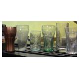NS: LOT OF ASST. COCA-COLA GLASSES