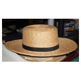 NS: VINTAGE AMISH STYLE STRAW HAT