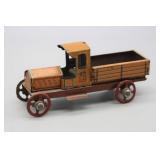S: ANTIQUE TIN LITHO TOY TRUCK - 4" LONG