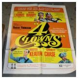 S: ORIG. MOVIE POSTER LAUREL & HARDY 1970