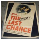 S: 1946 "THE GREAT LAST CHANCE" MOVIE POSTER