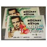 S: (2) 22X28 REPO "MALTESE FALCON" MOVIE POSTERS