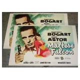 S: (2) 22X28 REPO "MALTESE FALCON" MOVIE POSTERS