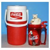 S: COCA-COLA SMALL COOLER / POLAR BEAR MUG