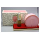 S: VTG CHANTILLY HOUBIGANT PERFUME & POWDER SET