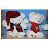 NS: 2005 & 06 KMART CHRISTMAS BEARS APPROX 16"