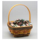 NS: 1998 LONGABERGER EASTER BASKET W/ LINER &