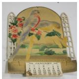 S: 1926 PARAKEET CALENDAR