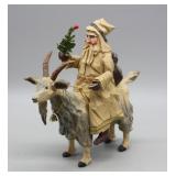 NS: 1990 SANTA CLAUS FIGURINE - SIGNED