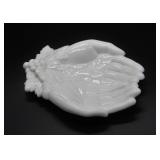 NS: WESTMORELAND MILK GLASS HANDS