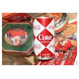NS: COCA-COLA BOX LOT W/ EARLY CAN & MORE