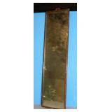 NS: OLD 18" COPPER FRAME & BACK MIRROR - VERY