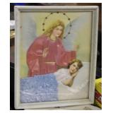 NS: OLDER RELIGIOUS ART USING REAL SILK