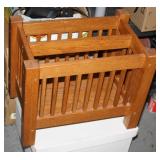NS: MODERN MISSION STYLE MAGAZINE RACK -