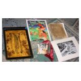 NS: VINTAGE THREE LITTLE PIGS BOOK, SPORTS CARDS