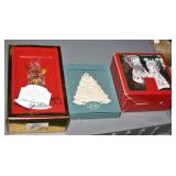 S: 2 LENOX CHRISTMAS ITEMS & OTHER