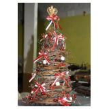 NS: 20" LIGHTED VINE CHRISTMAS TREE
