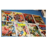 8 COMIC BOOKS: X-MEN, IRONMAN, EXCALIBER