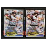 S: (2) 1985 DONRUSS TOM SEAVER ERROR (FLOYD