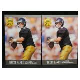 S: (2) 1991 FLEER ULTRA BRETT FAVRE RCs #283