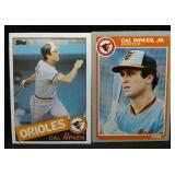 S: 2 1985 CAL RIPKEN - FLEER #187 & TOPPS #30