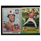 S: 2 TOPPS JIM PALMER - 1976 #450 & 1978 #160