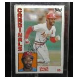 S: 1984 TOPPS SIGNED OZZIE SMITH