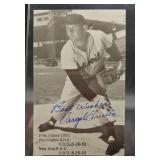 S: HOFER VIRGIL TRUCKS SIGNED POSTCARD