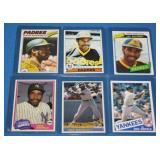 S: 6 DAVE WINFIELD CARDS 1977 - 85