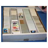 NS: BOX OF CARDS 1981-85 BASEBALL - 1 ROW OF FB