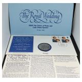 S: 1981 THE ROYAL WEDDING CROWN COIN & FIRST DAY